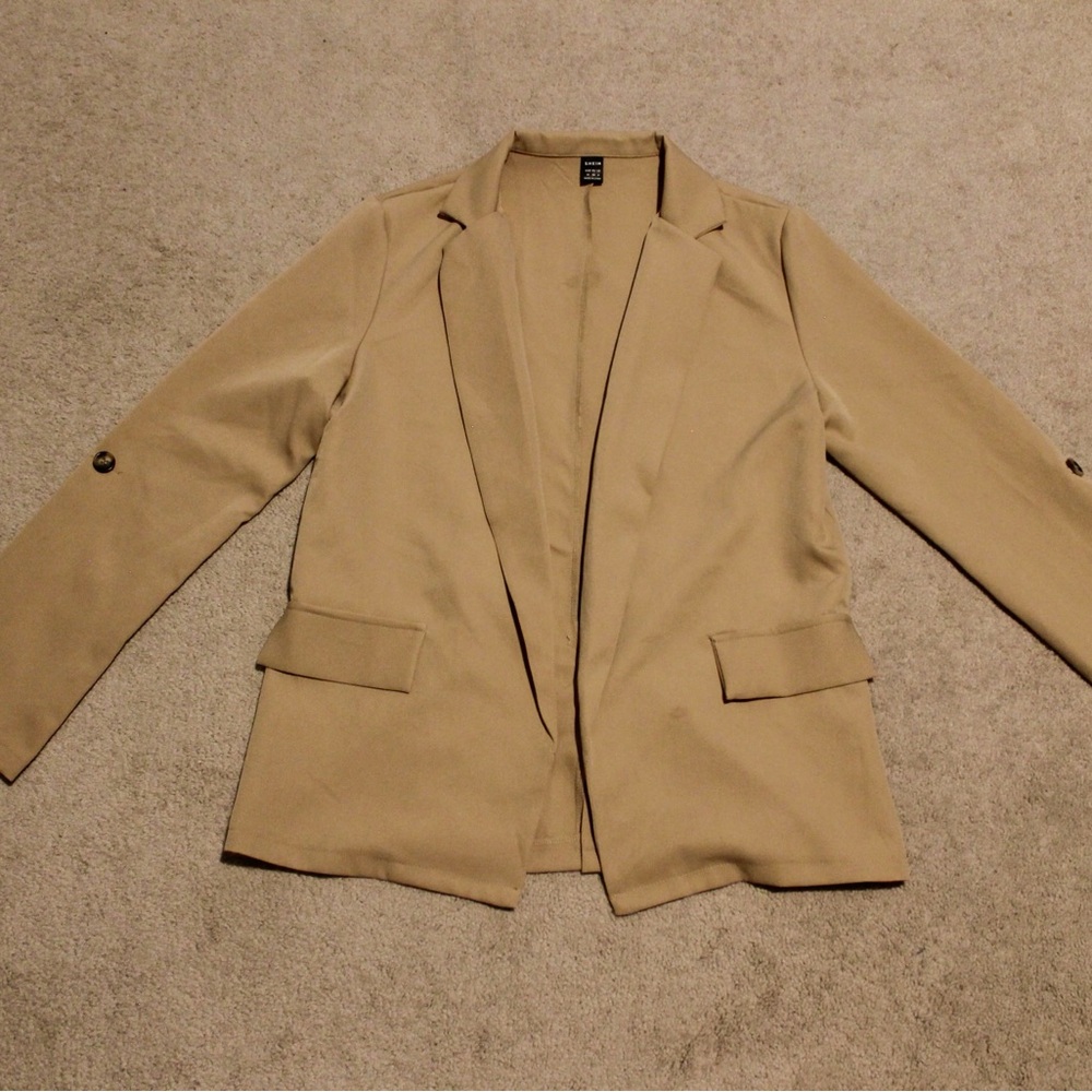 SHEIN Classic Beige Blazer